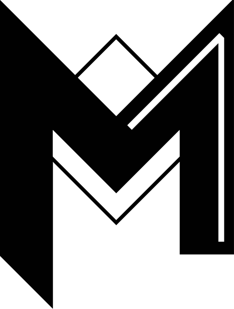 Magsayo Logo, a stylized blue and white emblem with text